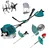 GRAMSTRONG Premium 2 Stroke 52 CC Sidepack Brush Cutter With Round Tiller Attachment
