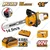 Ingco 16 inch Brushless Cordless Chainsaw with 2 Pcs 20V 4Ah Li-ion Battery & Dual-Port Charger, CGSLI401682