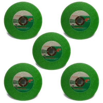 Heavy Duty 4inch Cut off Wheel (Green) for Angle Grinder & Cutter(Pack-5 Pcs)