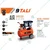 BTALI 25 Litres Oil Free Air Compressor With 1 HP Motor, 116 psi Max. Pressure and 106 LPM (BT 25 OFAC)