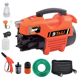 BTALI 130 Bar 1600 W High Pressure Washer With All Required Accessories, 10 LPM Flow Rate (BT 1000 HPW)