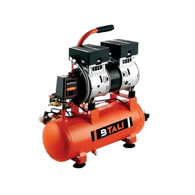 BTALI 9 Liters Oil Free Air Compressor With 1 HP Motor, 115 psi Max. Pressure and 106 LPM (BT 9 OFAC)