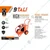 Btali Proline 5 HP 230 Bar High-Pressure Washer, 15LPM Flow Rate, Copper Winding, With All Accessories (BT 2500 HPW)
