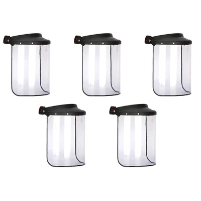 Super Safety 9 X 12 Inch B Type Face Shield With Elastic (Pack-5 Pcs)
