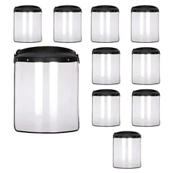 Super Safety 9 X 12 Inch B Type Face Shield With Elastic (Pack-5 Pcs)