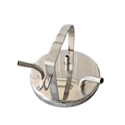 Open Door Stainless Steel Milking Bucket Lid