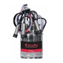 Cowfy 20 liter SS Milking Machine Bucket with Cluster and Pulsator