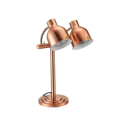Electric Food Lamp Warmer | Dual Bulb Countertop for Buffet, Food Court Restaurants