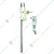 SBT Instruments 3pcs Iron Burette Stand/ Retort Stand with Heavy Base, Rod with Fisher Clamp for Laboratories 