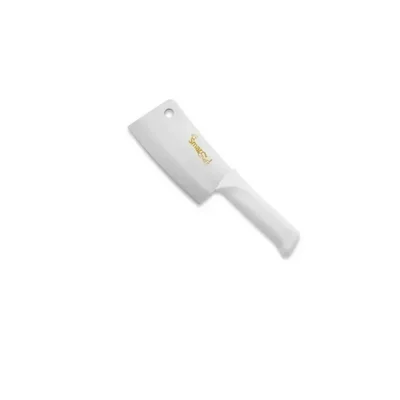 Smart Chef (AS01609-01) SS Chopper Knife with White Handle, 6 inch Blade for Kitchen Meat Butchery(Pack-1 pc)