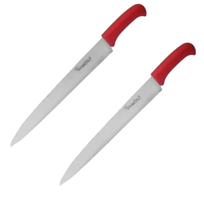 Smart Chef (AS03301-02) Stainless Steel Butcher Knife, 15inch Blade (2pcs) for Meat Processing, Large Animal Butchery