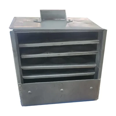 SBWG Square Shape Aluminum 4 Plates Button Idli Steamer For Home, Gas Stove Compatible