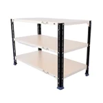 ALIJA 24 x 35 x 18 Inches 3 Shelves Multipurpose Storage Rack With Accessories
