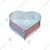 Heavy Duty Rust Proof Aluminum 11 inch (Pack of 5) Heart Shape Cake Mould with 1.2 kg Capacity for Commercial Bakery