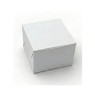 4 x 4 x 3 Inch Cake Box For Mini cakes, Pastries || Ideal for Bakeries, Cake Shops, Cafes and Takeaway(Pack-100 Pcs)
