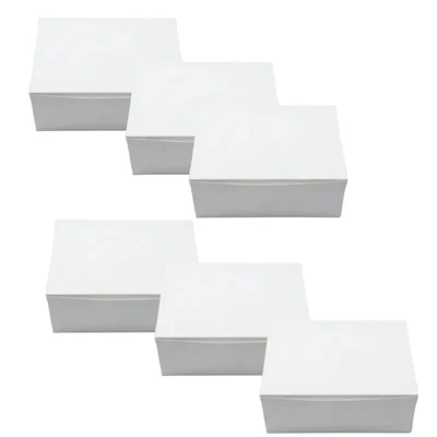 100 Pcs, 7 x 5 x 3 Inch Cake Box Ideal for Bakeries, Cake Shops, Cafes and Takeaway
