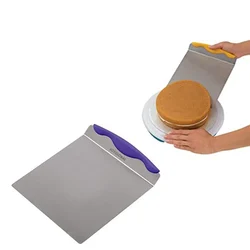 Stainless Steel Cake Lifter with Non-Slip Handle