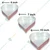 Aluminum Long Lasting (Pack of 3)  6 , 7 and 10 Inch Heart Shape Cake Mould With 700 gm, 800 gm, and 1.1 kg Capacity
