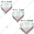 High Capacity (Pack of 3) Aluminum 6 , 7 and 9 Inch Heart Shape Cake Mould With 700 gm, 800 gm, and 1 kg Capacity