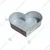 Aluminium 6 inch (Pack of 2) Heart Shape Cake Mould For Bakery Use