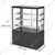 Elanpro EDC 702 F3 Stainless Steel Refrigerated Cake Showcase - Flat Glass