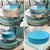Automatic 8 Inches Cake Turntable Machine/ Cake Smoother Machine With Wide Base for Commercial Bakeries