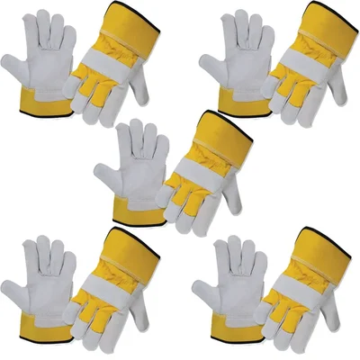 DSY Pack of 5 High Quality A-Grade Split Canadian Gloves