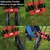 Global Nature Agro Double Wheel Harrow, With 12 Inch Weeder Attachment To Remove Weeds, GNDWH-708-3