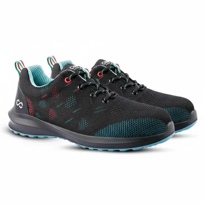 Canvas Club FLORENCE Men's Safety Shoes, 200J Steel Toe Cap & DIP DD PU Sole(Size-5)