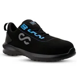 Canvas Club GENOA Steel Toe Suede Safety Shoe (Black, S2)