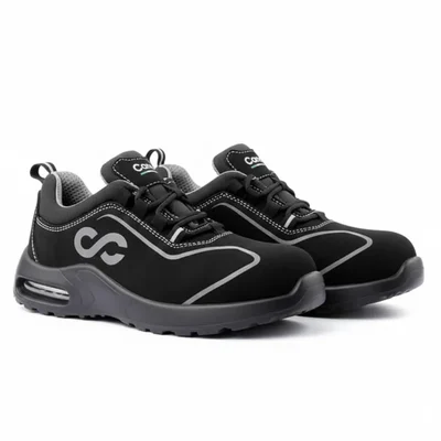 Canvas Club MILAN Men's Safety Shoes, 200J Fiberglass Toe Cap(Size-6)