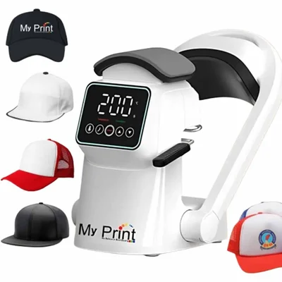 MY PRINT Cap Printing Machine With Automatic Pressing