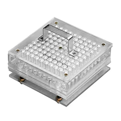 PATCO PHARMA 100 Holes Acrylic-Manual Empty Capsule Filling Machine (Size 5 Capsule - 150 Mg Powder Filling)