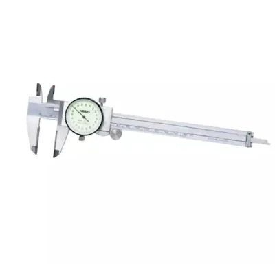 Insize Dial Caliper with Carbide Tipped Jaws, 0-150 mm Range, 1339-150 Model