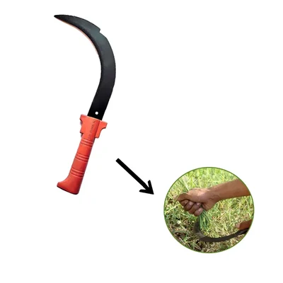 11.5 inch Curved Pruning Saw, Grass Cutter, of Carbon Steel Blade with Strong Fiber Handle (Pack of 5)