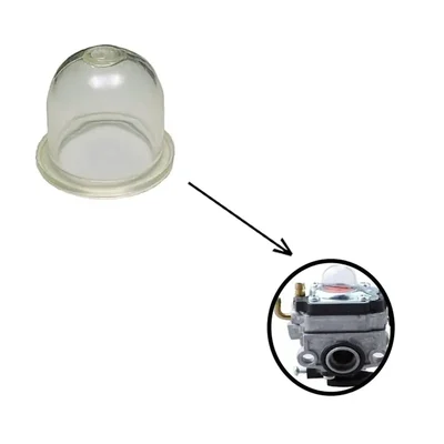 10 Pieces Carburetor Bulb for Engines of Brush Cutter, Mini Tiller, Power Sprayer, Earth Auger and Water Pump