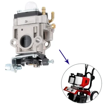Heavy Duty Carburetor for 52 CC 2 Stroke Engine Mini Tiller (Quantity-Pack of 1)