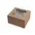 100 Pcs, Cardboard Take Away Single Cup Holder for Hot or Cold Beverages