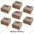 100 Pcs, Cardboard Take Away Single Cup Holder for Hot or Cold Beverages