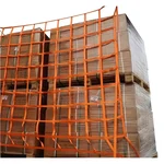 Lift-UP EdgeGuard 2.5m x 2.5m Polyester Webbing Cargo Net with 20cm Mesh Loop Ends for Truck Load Securing