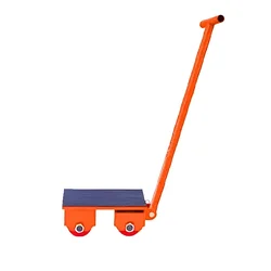 HARTLEY 6 Ton Cargo Trolley With Handle, 180° Rotation & 4 PU Wheels
