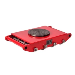 Crown Power 8 Ton Heavy Duty Cargo Trolley With 6 Roller Castor Wheels For All Surfaces