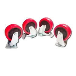 Prakash 2.5 Inch  Swivel & Break Type Caster Wheels