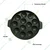 SBWG Semi-Commercial Gas Operated 12 Mould Round Shaped Paniyaram Pan