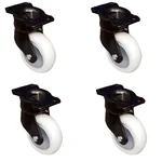 Premium Quality 100 x 50 mm Movable Castor Wheel, 5 mm Steel Plate