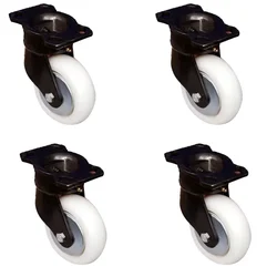 Premium Quality 100 x 50 mm Movable Castor Wheel, 5 mm Steel Plate 