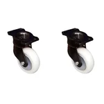 Premium Quality 200 x 50 mm Movable Castor Wheel, 5 mm Steel Plate