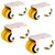 Acwheel 4 Pcs 30 mm Four Castor Wheel, 120 Kg Load Capacity,14 Gauge Steel Plate & 38 mm Overall Height