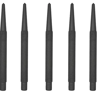 Taparia 1986 Steel (150mm) Centre Punch Drift Punch (Grey) Pack of 5