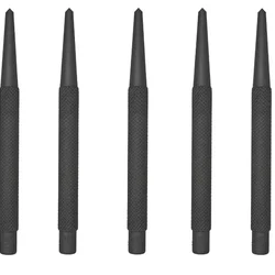 Taparia 1986 Steel (150mm) Centre Punch Drift Punch (Grey) Pack of 5